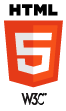 W3C HTML5 logo